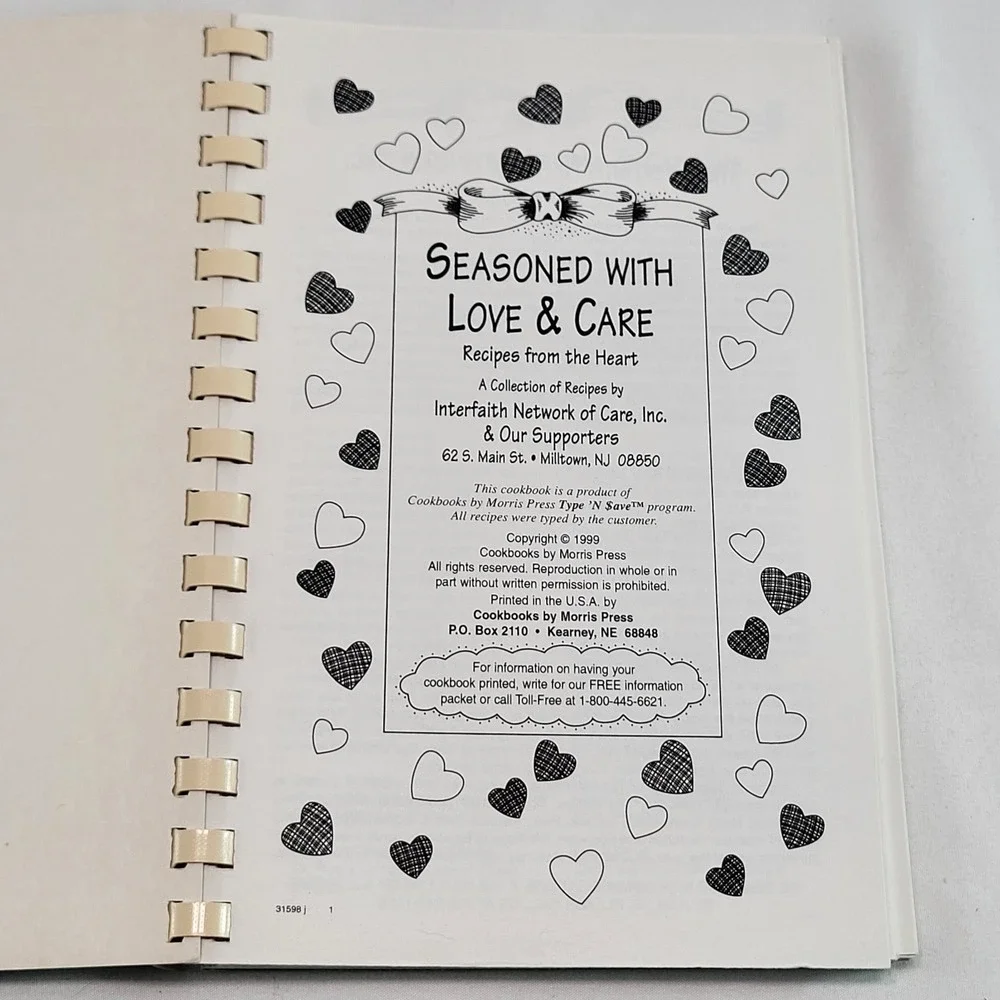 Seasoned w. Love & Care Recipes from the Heart Interfaith Network of Care 1990s
